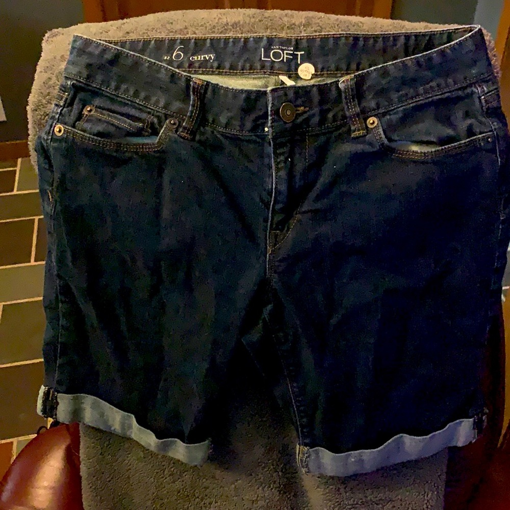Loft Bermuda Jean Shorts